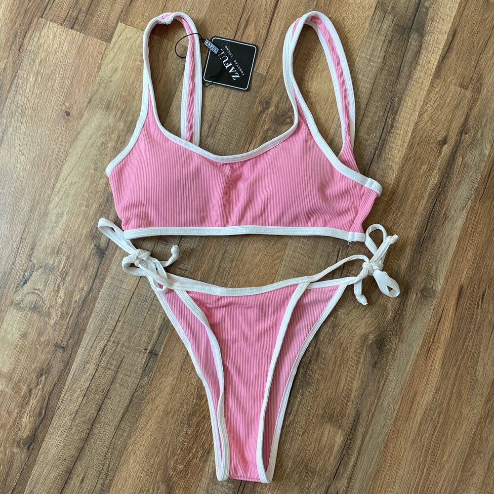 Zaful bright pink Bikini set